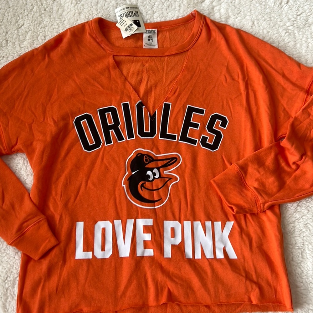 VS pink orioles sweat shirt